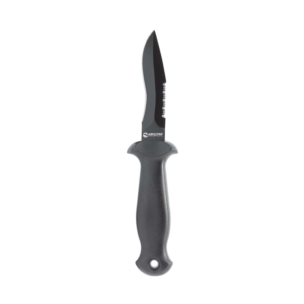 Cuchillo de buceo Protector-9 Negro 9cm Abysstar 50171