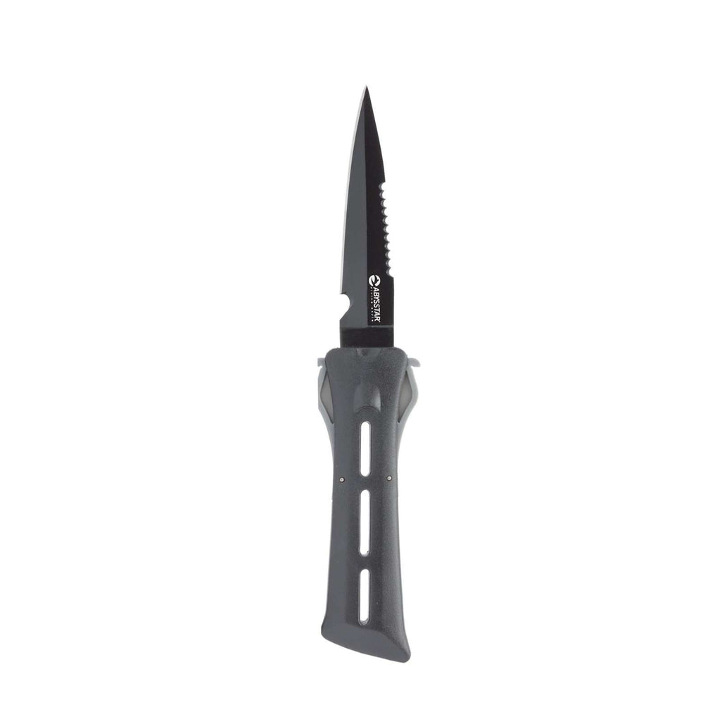 Cuchillo de buceo Shadow-9 Negro 9cm Abysstar 50178