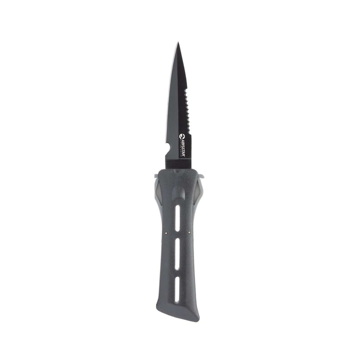 Cuchillo de buceo Shadow-9 Negro 9cm Abysstar 50178
