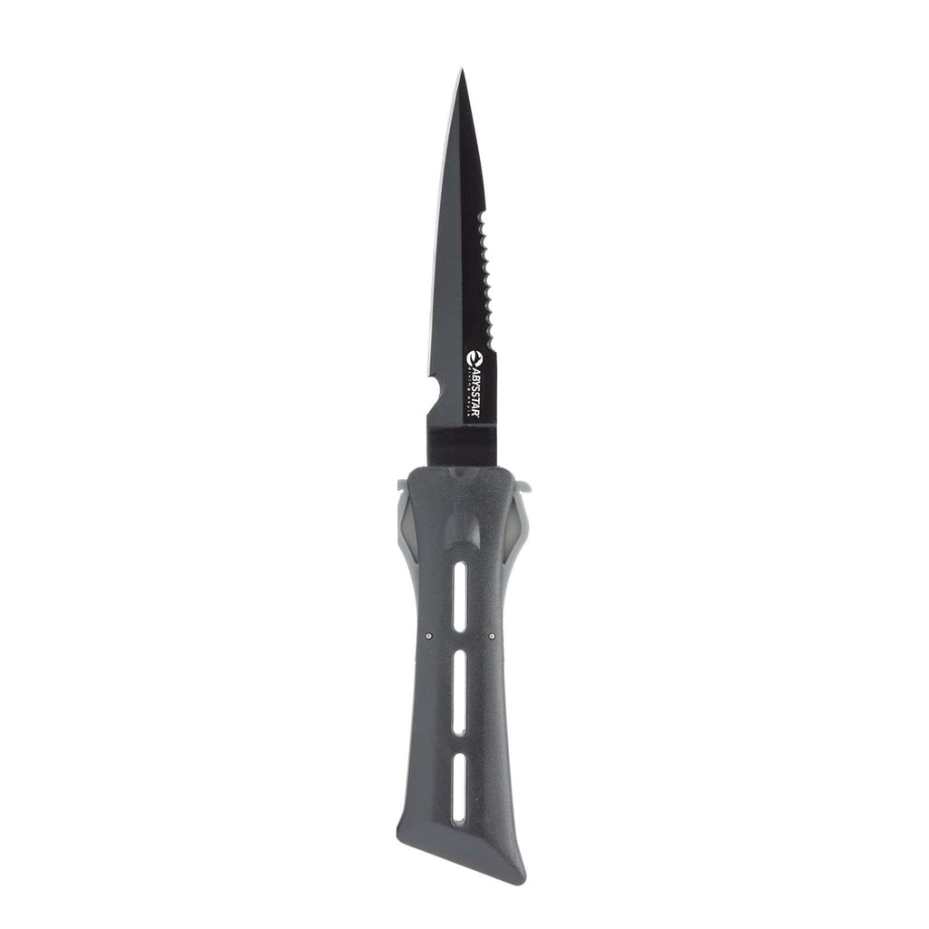 Cuchillo de buceo Shadow-11 Negro 11cm Abysstar 50179