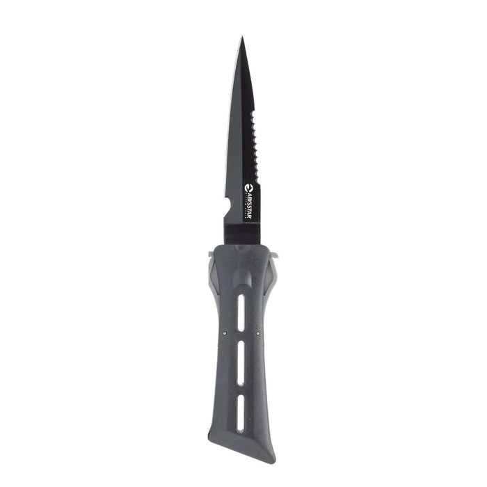Cuchillo de buceo Shadow-11 Negro 11cm Abysstar 50179