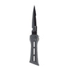 Cuchillo de buceo Shadow-11 Negro 11cm Abysstar 50179