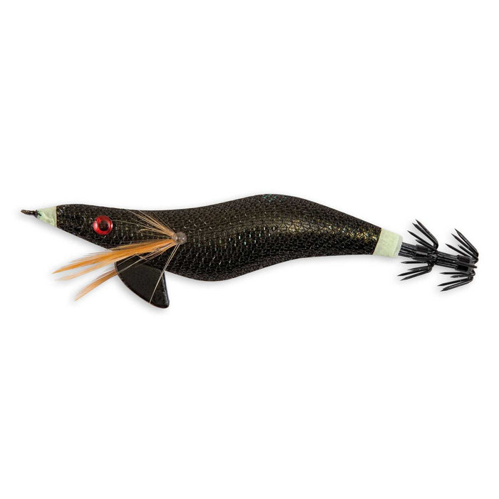 Jig de Calamar Seda Todo Negro Tamaño 12cm Lineaeffe 5057120