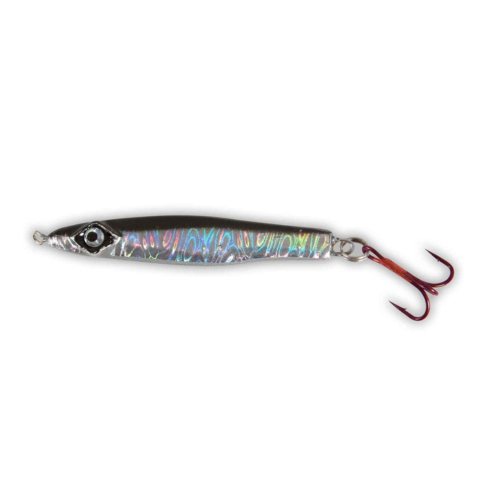 Jig de Pez Negro Plateado 80g 13cm Hiper Catch 5320208
