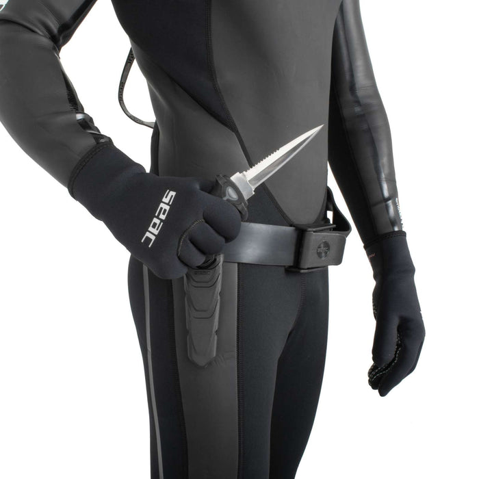 Cuchillo Rápido Daga Negro-Gris Seac 55-24-NG