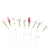 Lineaeffe Hikaru Sabiki Rig Rainbow Fish Skin 10 Nickeled Hooks