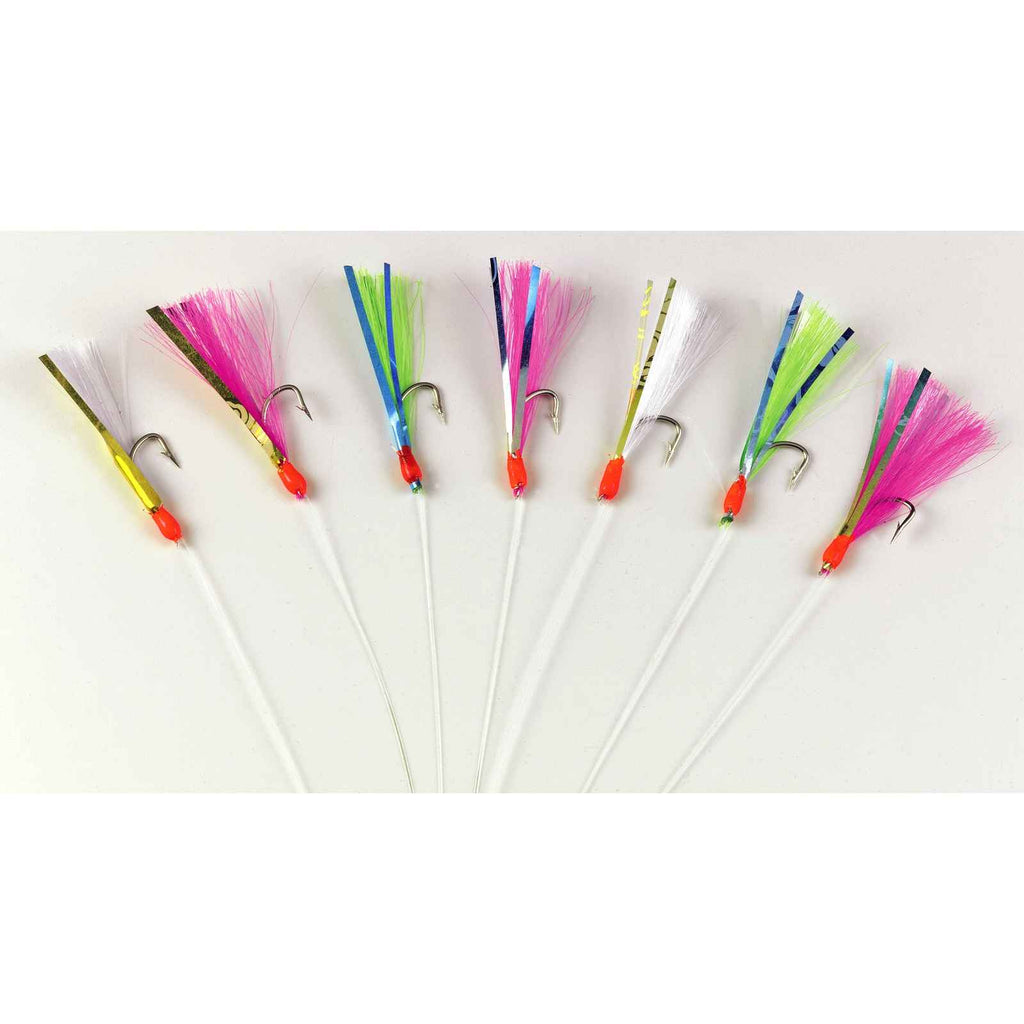 Rig Sabiki Flash Rainbow 7 Anzuelos Niquelados Tamaño 4 Hikaru 5640504