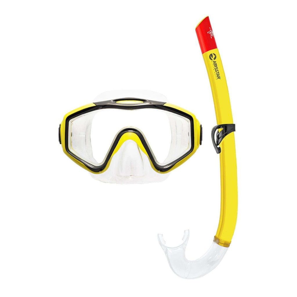 Kit de Snorkel Leuca Clara-Amarilla Abysstar 57060YL