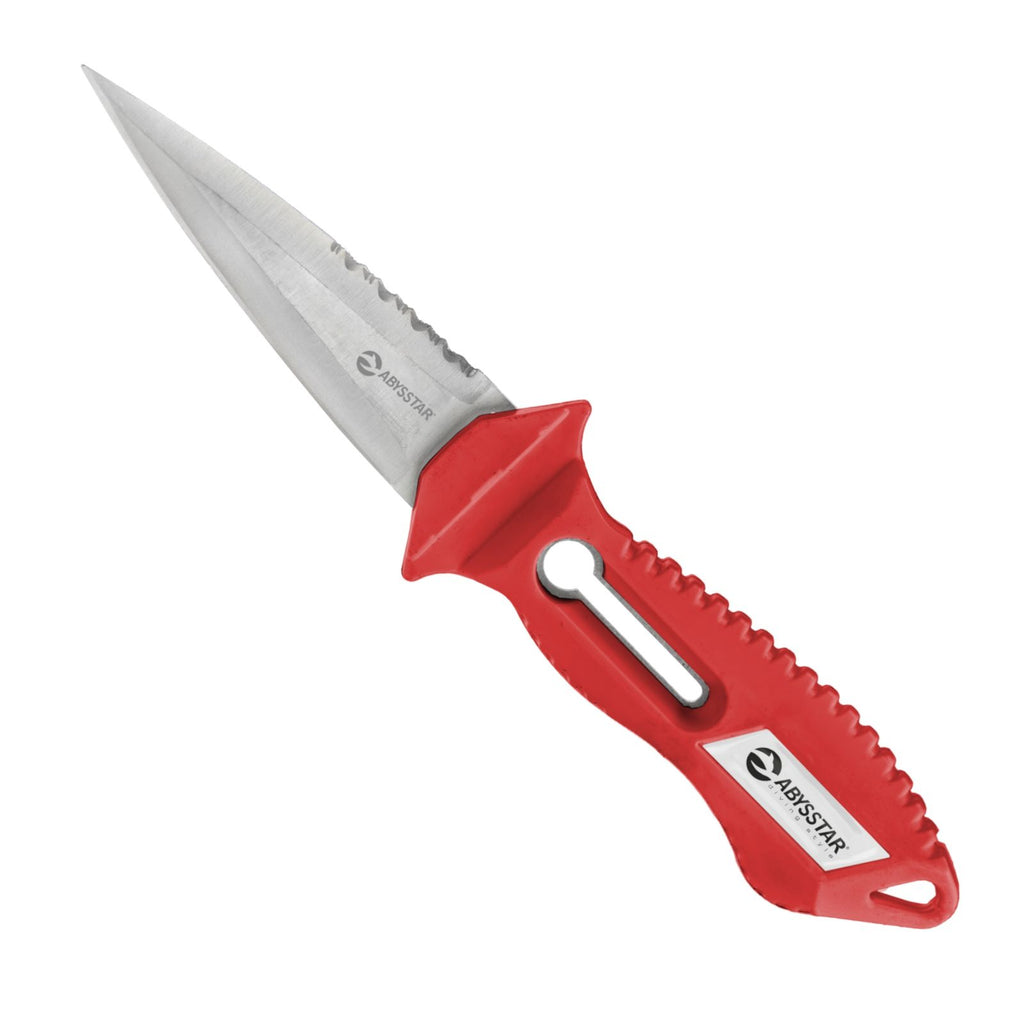 Cuchillo de buceo Sultan-9 Rojo 9cm Abysstar 59005