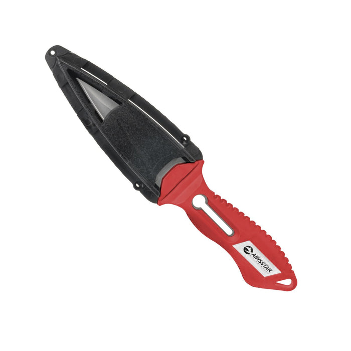 Cuchillo de buceo Sultan-9 Rojo 9cm Abysstar 59005