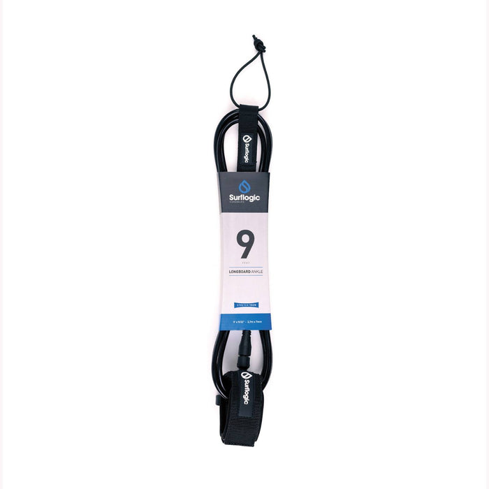 Leash Longboard 9 Tobillo Negro Surflogic 59012