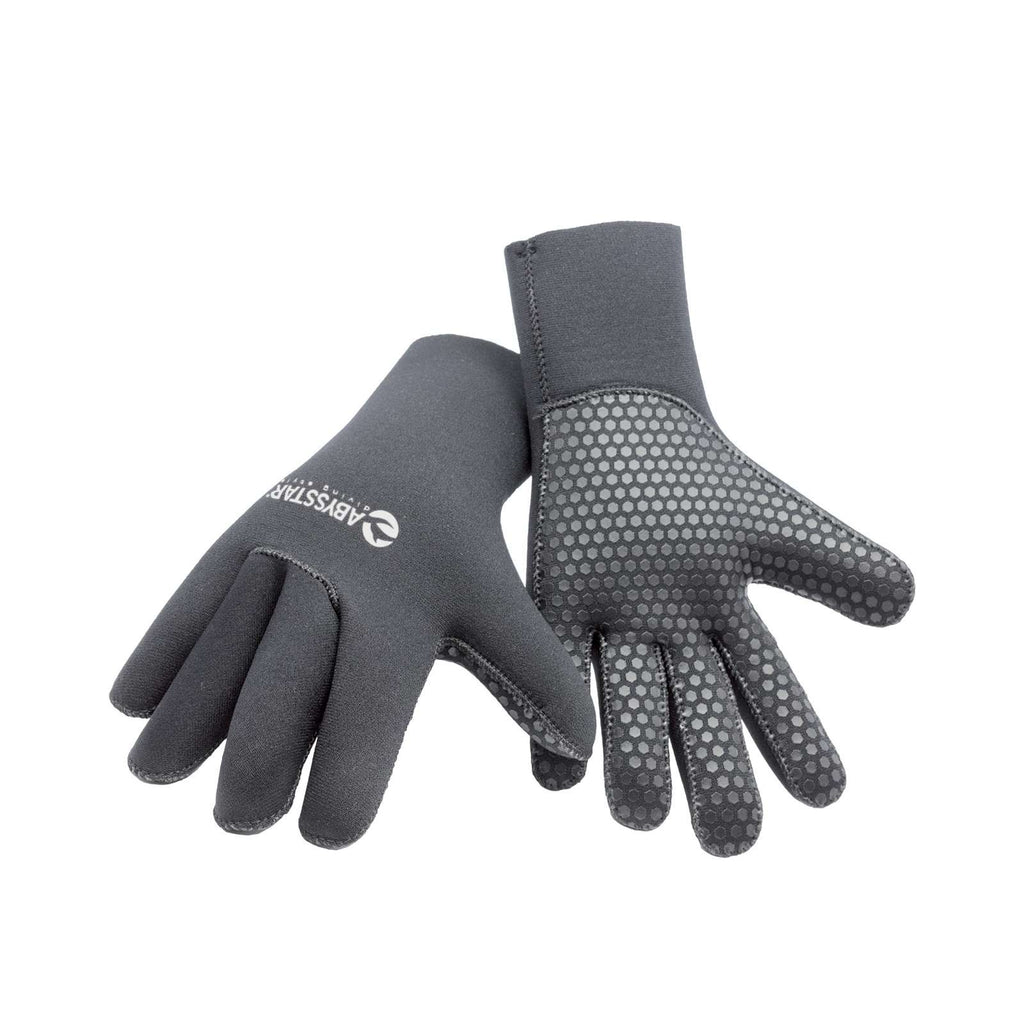 Guantes de Buceo Iperstretch 5mm Negros S Abysstar 59015
