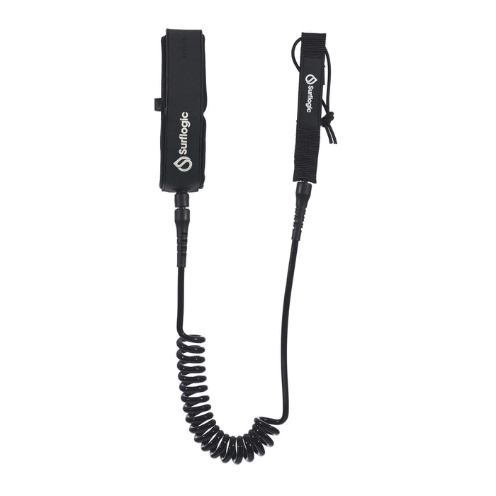 Leash Foil Bobina Rodilla 6 Negro Surflogic 59021