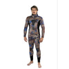 Neopreno traje de buceo completo Octoskin Hombre 5mm Camo-Marrón-Azul M Abysstar 59031