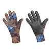 Guantes de buceo Octoskin 3mm Camo-Marrón-Azul L Abysstar 59047