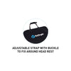 Funda de asiento de coche impermeable Doble Universal Negra Suflogic 59115