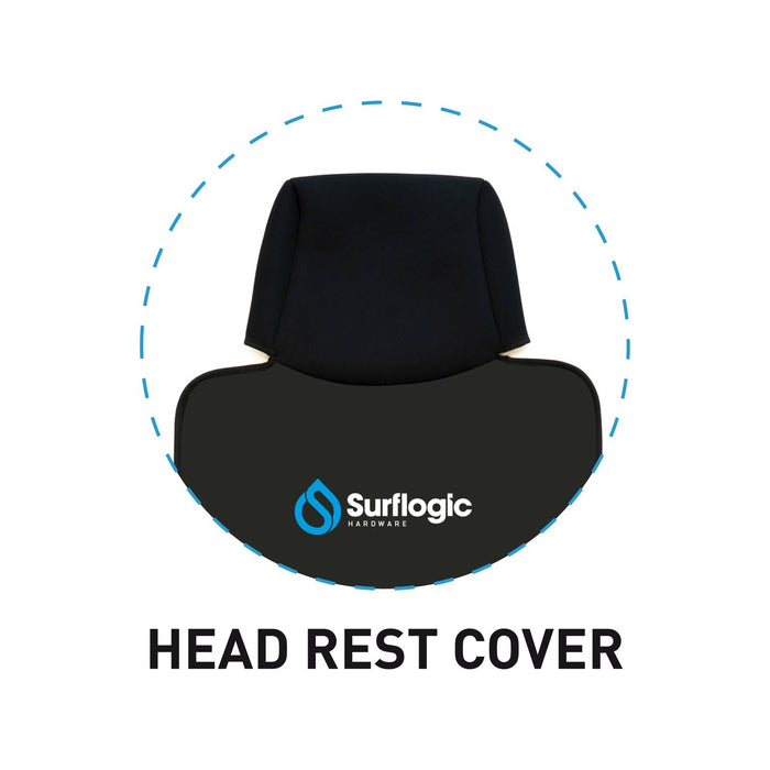 Funda de asiento de coche impermeable Individual Neopreno Negra Suflogic 59117