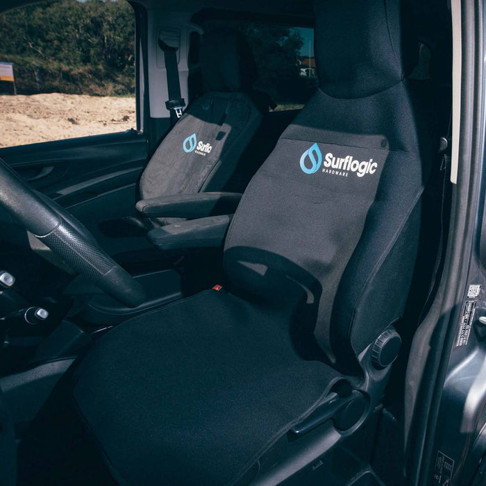 Funda de asiento de coche impermeable Individual Neopreno Negra Suflogic 59117