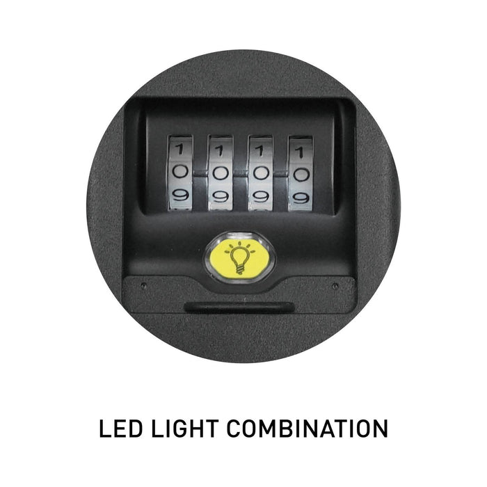 Luz LED con candado de llave Negra Surflogic 59121