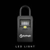 Luz LED con candado de llave Negra Surflogic 59121