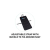 Funda de asiento de coche impermeable Individual Universal Negra Suflogic 59127
