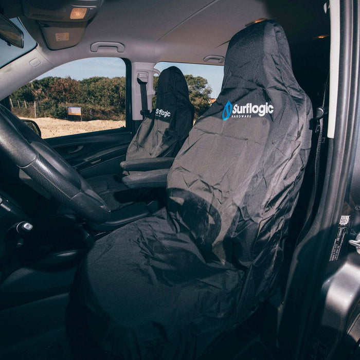 Funda de asiento de coche impermeable Individual Negra Surflogic 59150