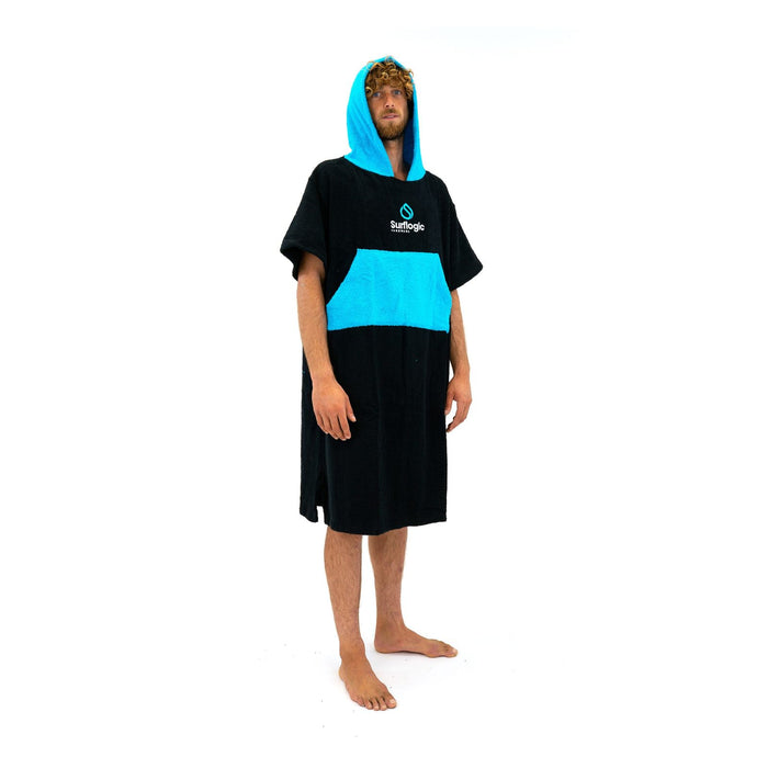 Poncho Negro-Cian Surflogic 59802