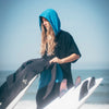 Poncho Negro-Cian Surflogic 59802