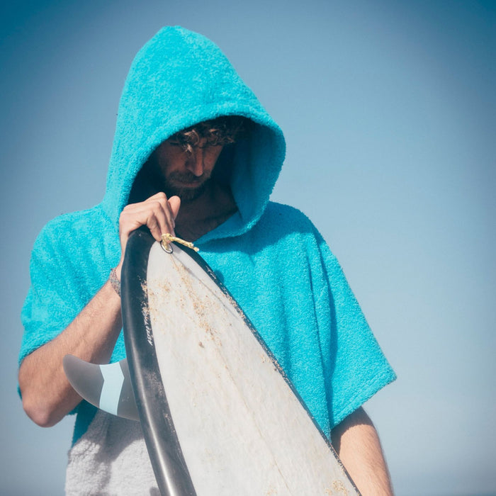 Poncho Cian-Gris Surflogic 59804