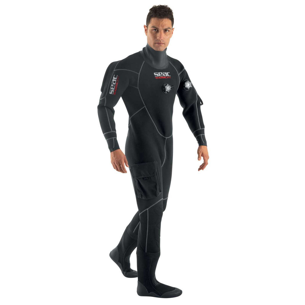 Mono de buceo Warmdry Hombre 4mm M Seac 6-1-M