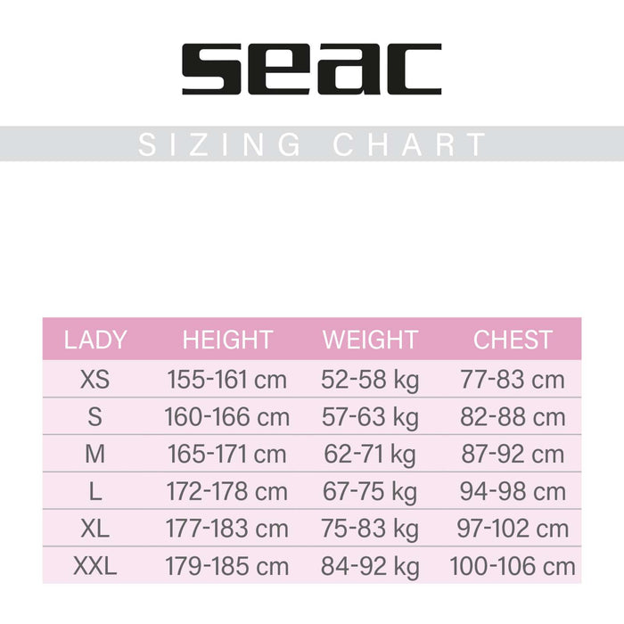 Mono de buceo Warmdry Mujer 4mm M Seac 6-2-M