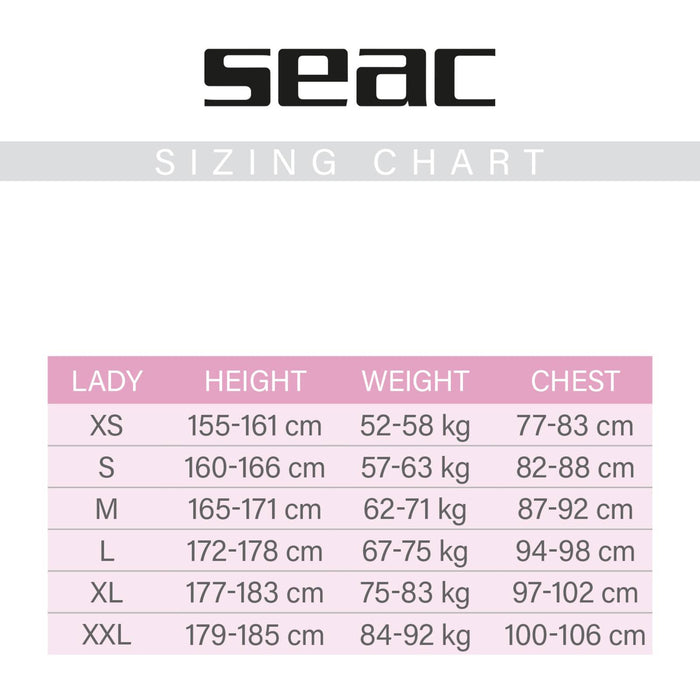 Mono de buceo Warmdry Mujer 4mm XXL Seac 6-2-XXL