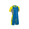 Traje de neopreno corto para snorkel mar primavera niños 2,5 mm azul-amarillo 10 años Abysstar 60217