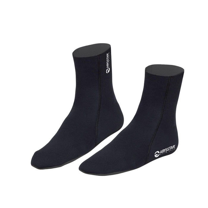 Calcetines de Buceo Estándar Neopreno 3mm Negro XS Abysstar 60260
