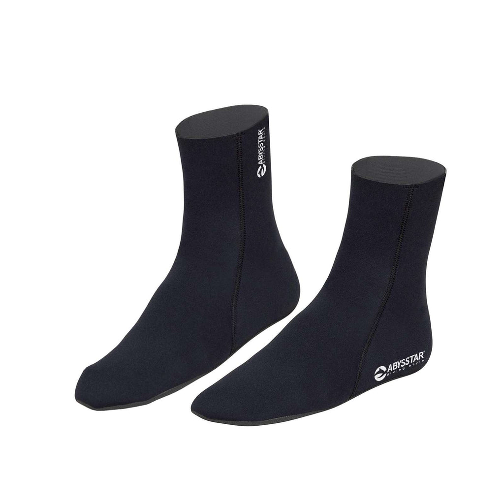 Calcetines de Buceo Estándar Neopreno 3mm Negro L Abysstar 60263