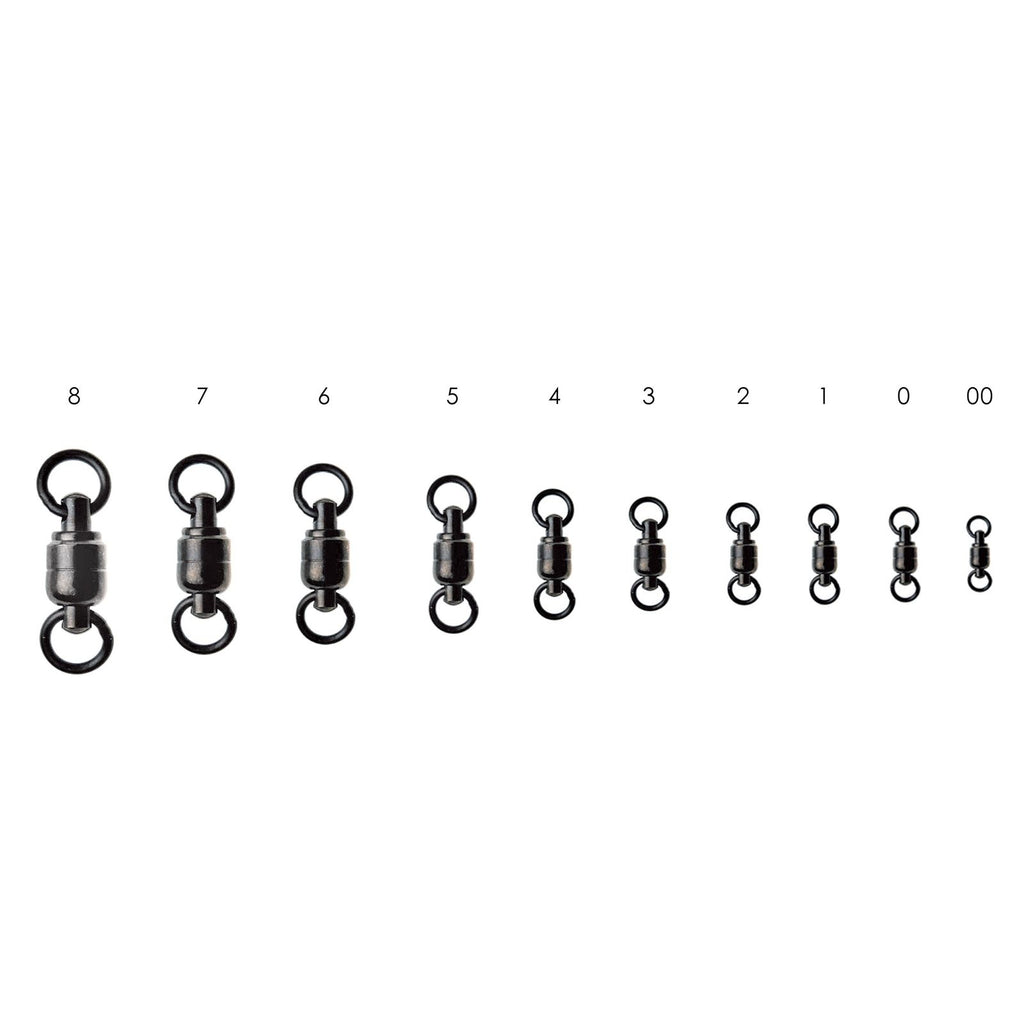 Paquete de 3 giratorios con snap acero inoxidable №3 Expert Predator 60460