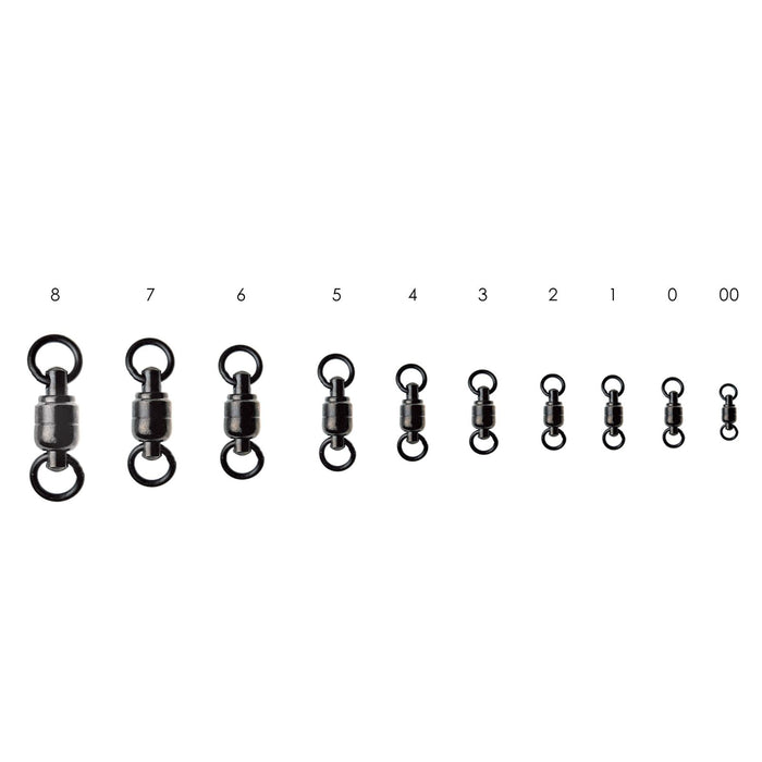 Paquete de 3 giratorios con snap acero inoxidable №3 Expert Predator 60460