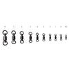 Paquete de 3 giratorios con snap acero inoxidable №3 Expert Predator 60460