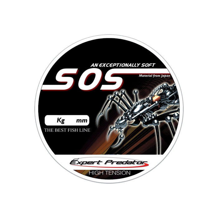 Línea de Nylon Monofilamento Sos 2x150m 11kg 0,35mm Expert Predator 60619