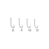 Anzuelos de Pesca H-260N Cristal Acero al Carbono Níquel №9 20pcs Expert Predator 60660