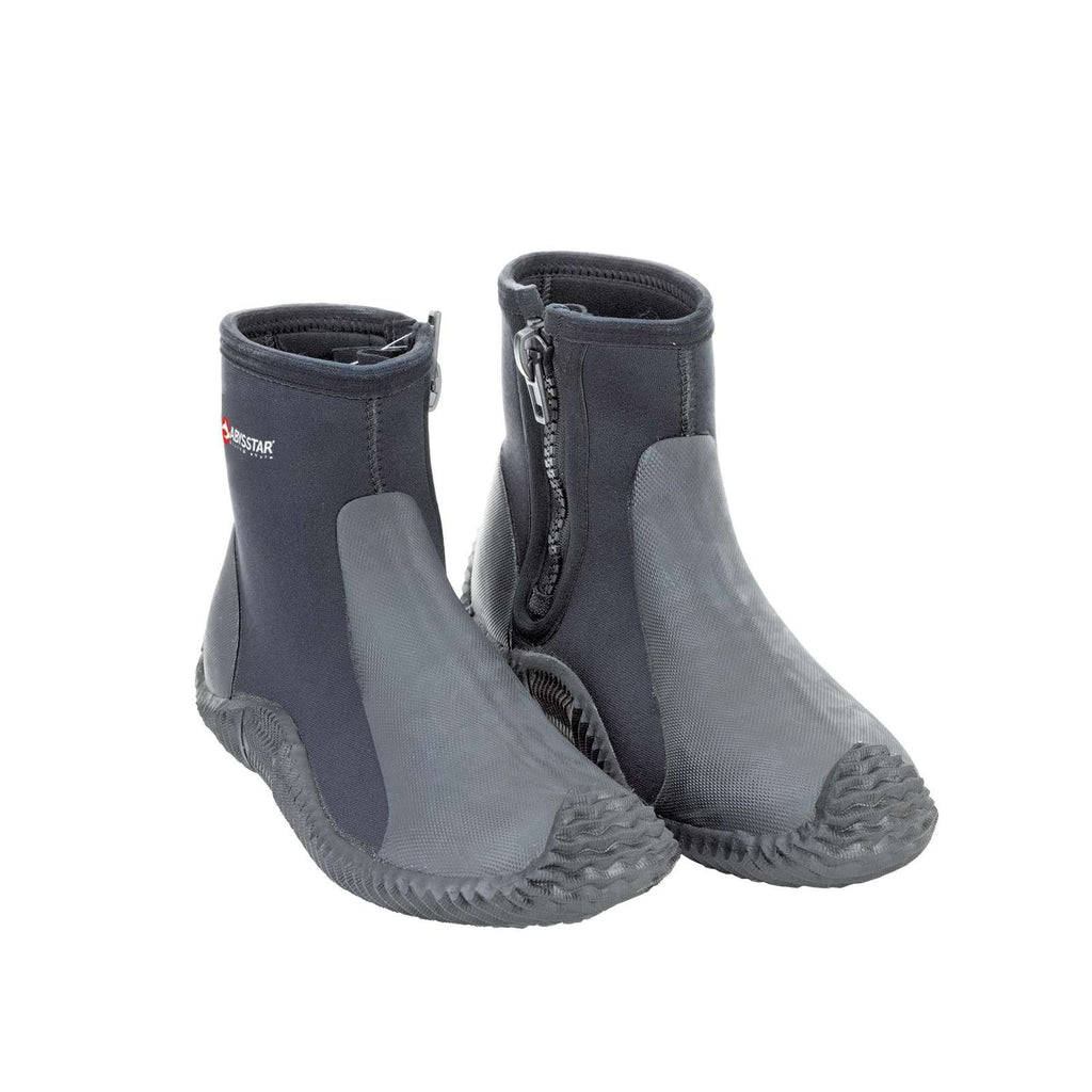 Botas de Buceo Con Suela 3mm Negro-Gris Talla 44 Abysstar 62927