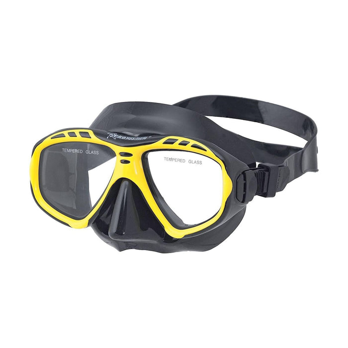 Máscara de Buceo Argo Negro-Amarillo Abysstar 62943YL