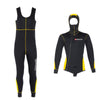 Traje de Neopreno Completo Pacific Color Con Cierre Frontal Hombre 5mm Negro-Amarillo M Abysstar 63021