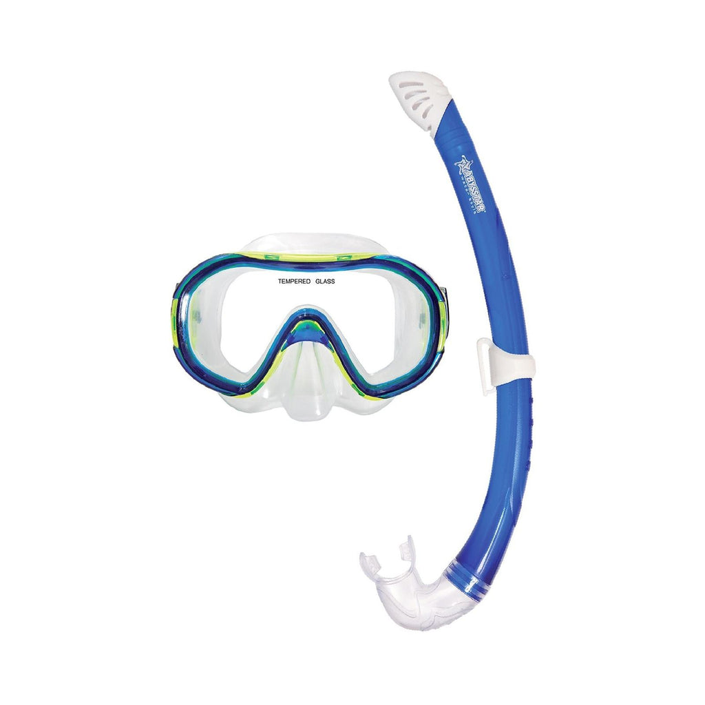 Kit de snorkel Funny Niños Claro-Azul Abysstar 63048BL