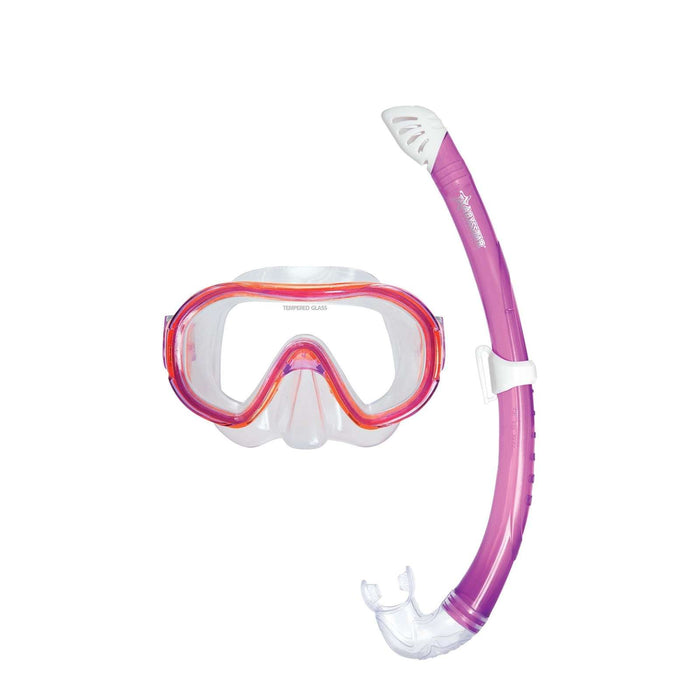 Kit de snorkel Funny Niños Claro-Violeta Abysstar 63048VL