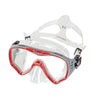 Máscara de Buceo Papillon Clara-Roja Abysstar 63132RD