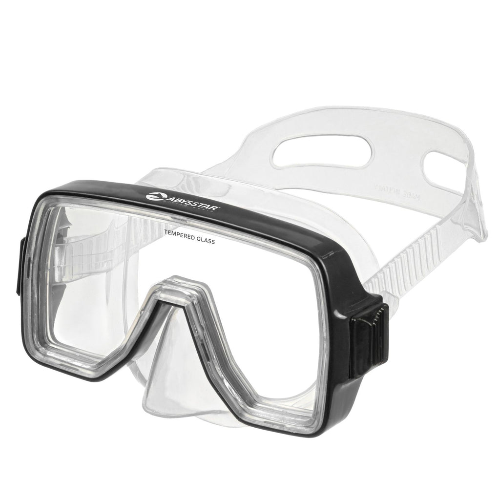Máscara de buceo Mythos Transparente-Negro Abysstar 63183BK