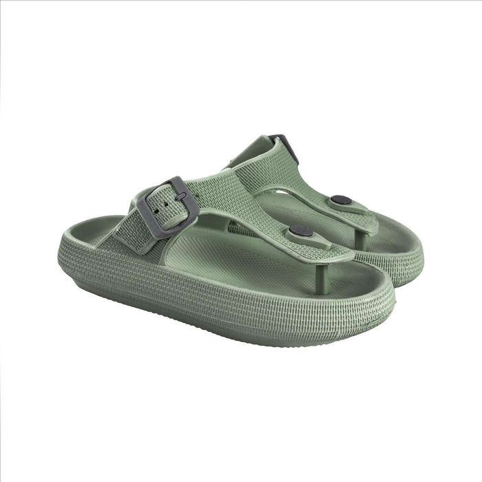 Chanclas de natación Nevada Hombre Verde Militar Talla 44-45 Abysstar 64084AG