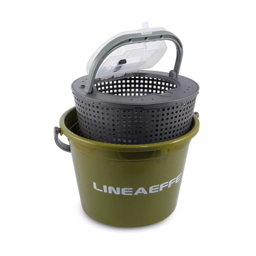 Cubeta de comida para peces con balde 12L Lineaeffe 6550024