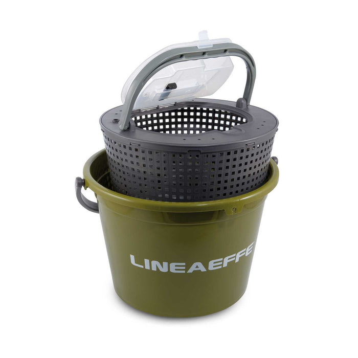 Cubeta de comida para peces con balde 12L Lineaeffe 6550024